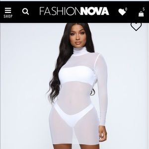 fashion nova swim cover up